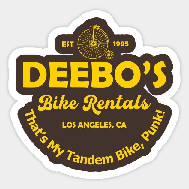 Deebo's Bike Rentals Sticker by manganto80s